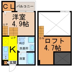 エスポワール堀田の物件間取画像